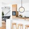 Designers Fountain Eterna 60 Watt 1 Light Matte Black Pendant with Etched Opal Glass Shade D274M-12P-MB - alternate 2